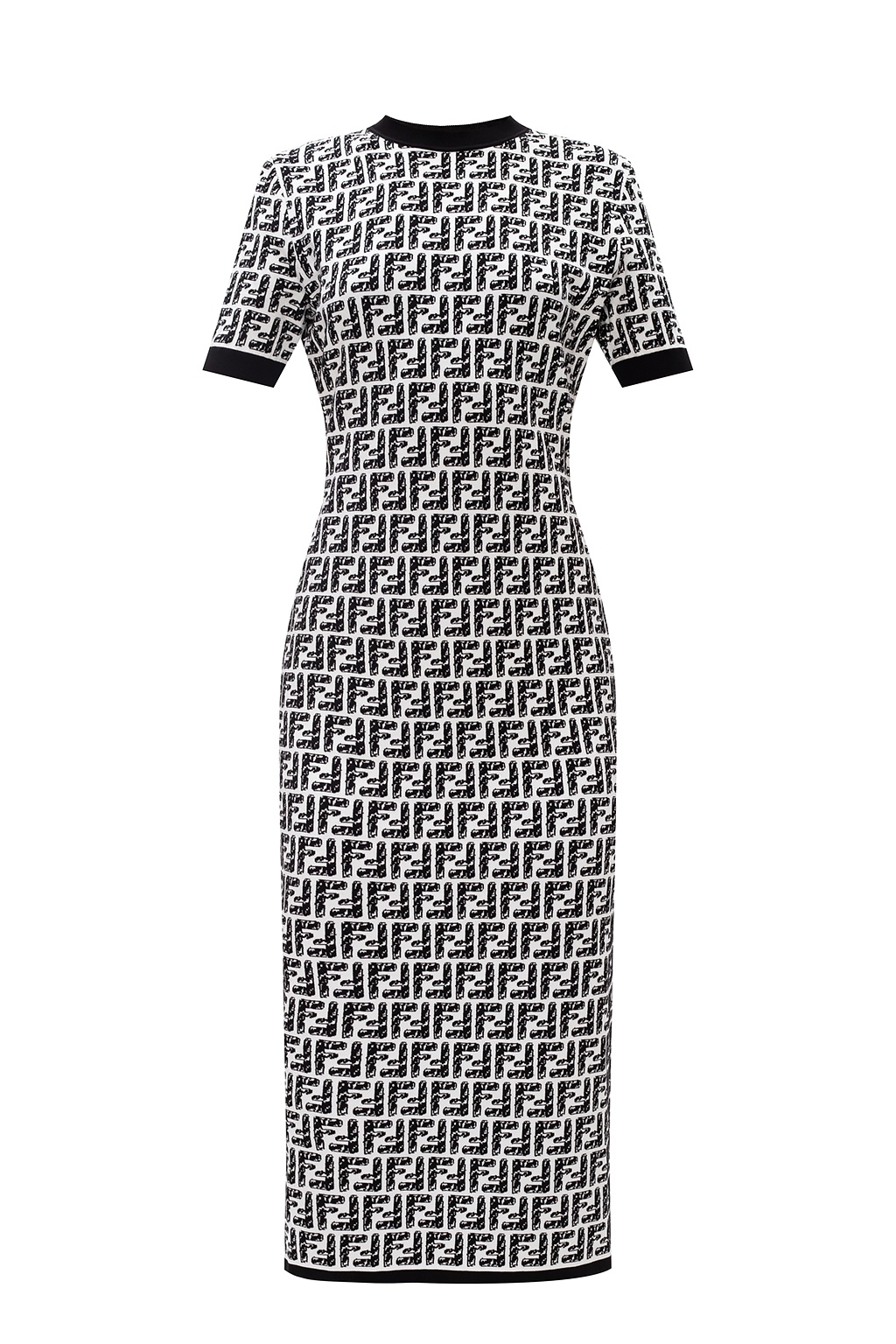 Fendi logo print dress best sale